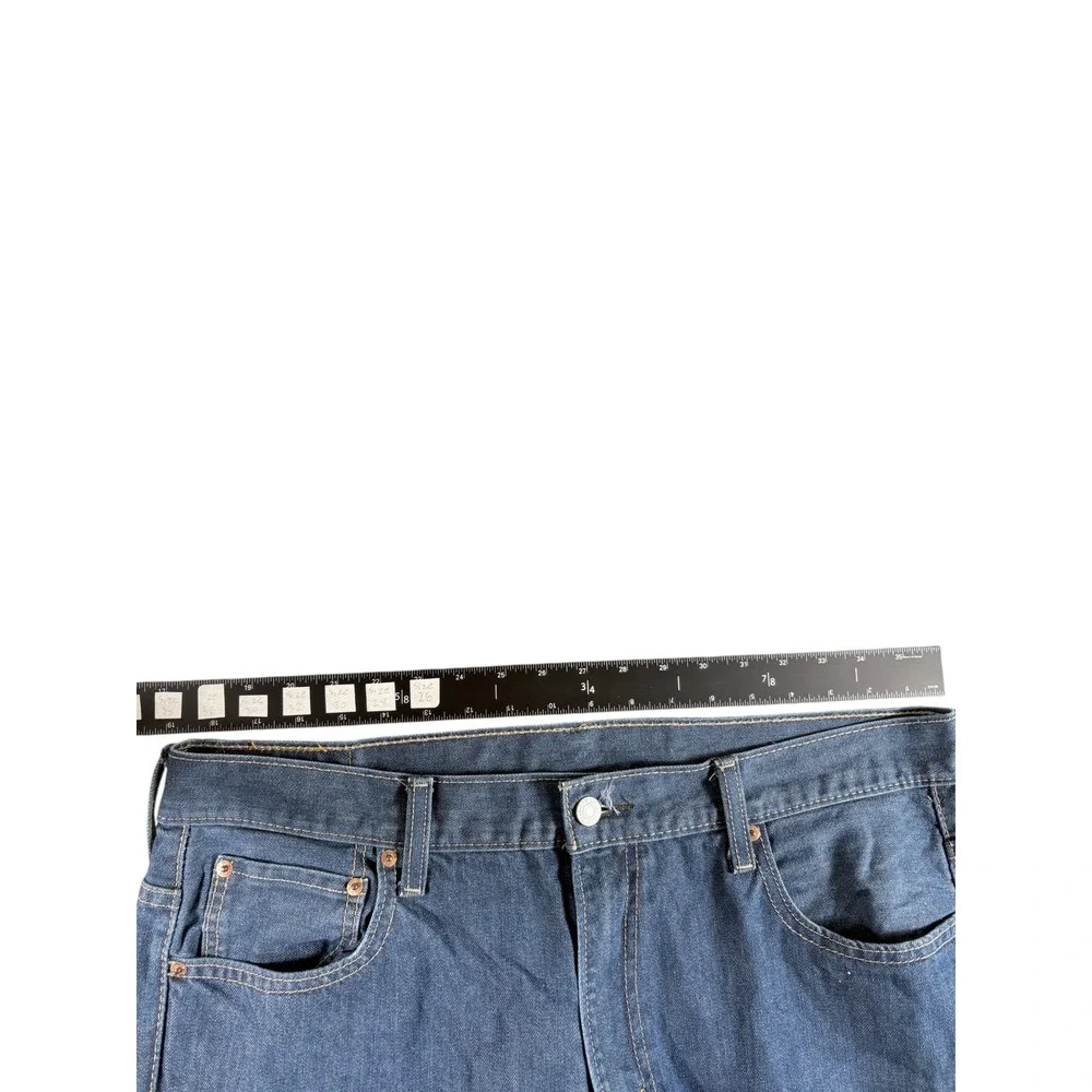 Levi's 569 Jeans Mens 36x34 Blue Denim Rugged Red Tab Relaxed Fit Straight Leg